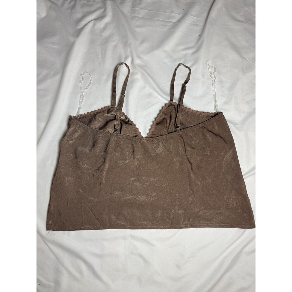 Babydoll Y2K vibe brown camisole